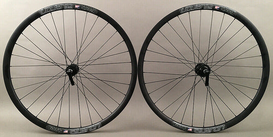 Velocity Aileron 700c Gravel CX Bike Wheels Tubeless QR or 15mm Thru Front, QR 135mm Rear