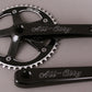 All-City 612 Track Crankset - 170mm, Single Speed, 46t, 144 BCD, Square Taper JIS Spindle Interface, Black