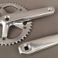 All City 612 Track 165mm 46T 1-Speed Square Taper Crankset Silver