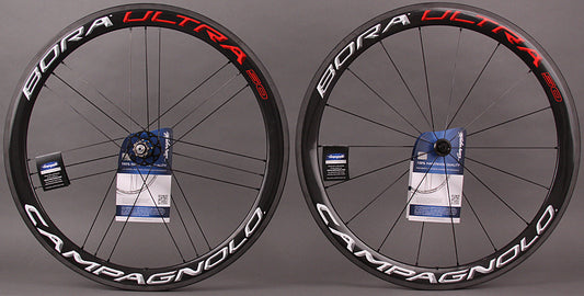 Campagnolo Bora Ultra 50 Carbon Clincher Wheelset Bright Label rim brake