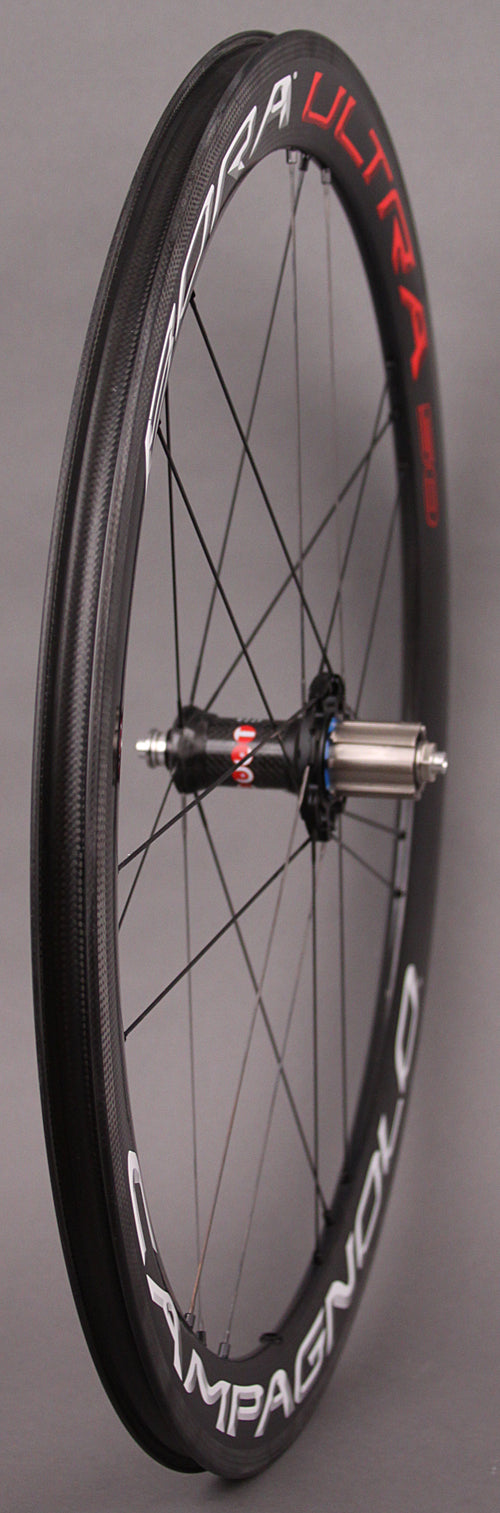 Campagnolo Bora Ultra 50 Carbon Clincher Wheelset Bright Label rim