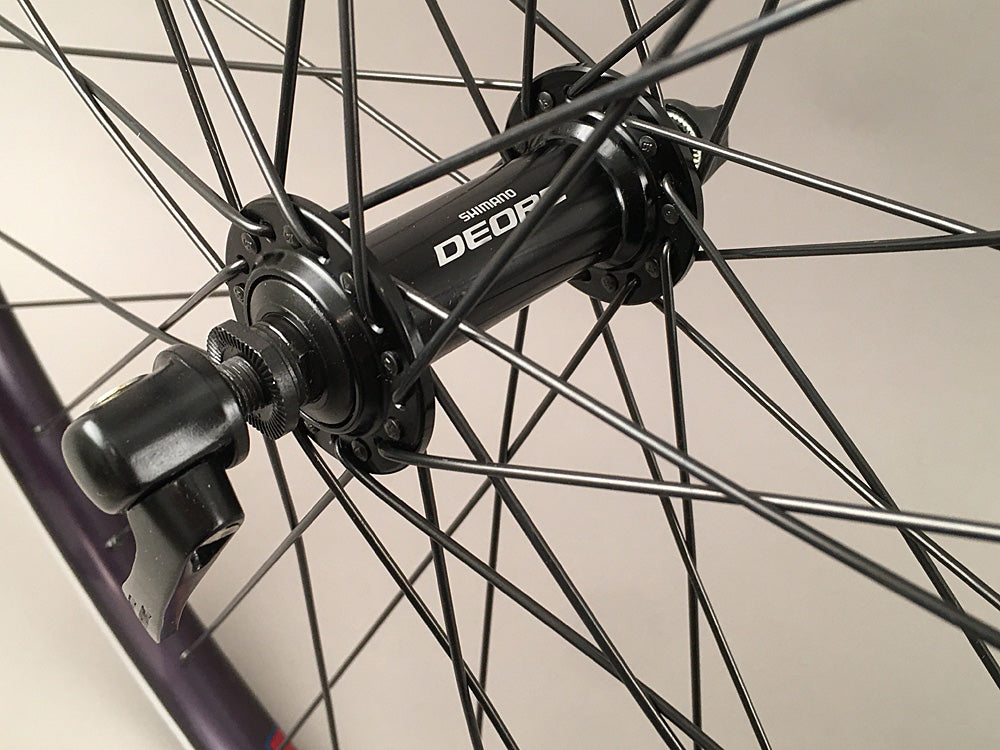 Black Heavy Duty Velocity Cliffhanger 700c Wheelset 100-135mm