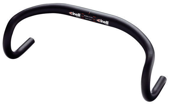 New Cinelli Pista track handlebar Black Alloy 42cm 31.8 clamp