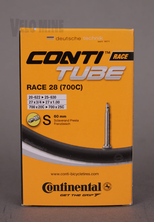 Continental Race 28 Tube 700 x 18/25 - 60mm valve Length Presta