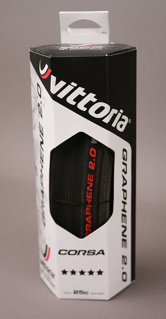 Vittoria Corsa Competition 2.0 700 x 23 Black 320 TPI Clincher
