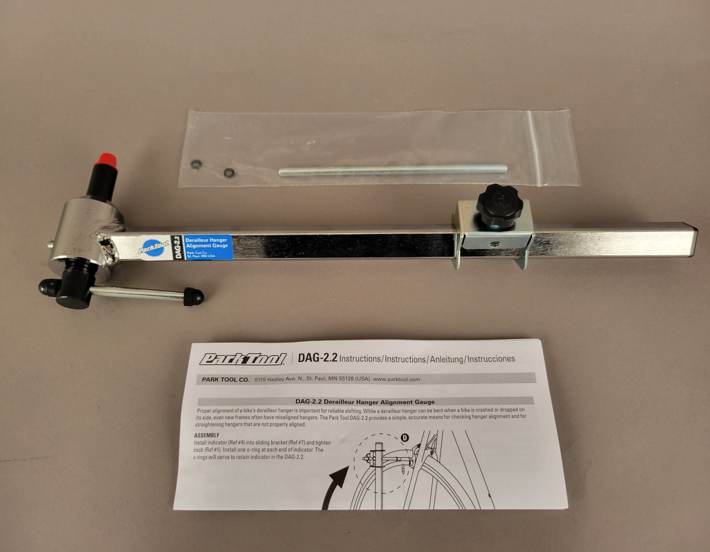 Park Tool DAG-2.2 Derailleur Alignment Gauge Improve Shifting