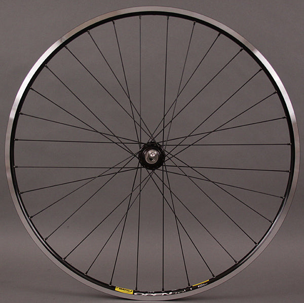 White Industries Eno Eccentric hub Black Mavic Open Pro wheel