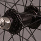 White Industries Eno Eccentric hub Black Mavic Open Pro wheel