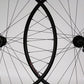 Velocity A23 Black Rims Road Gravel Disc Brake Wheelset QR or Thru Axle 700c