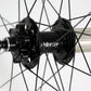 Velocity A23 Black Rims Road Gravel Disc Brake Wheelset QR or Thru Axle 700c