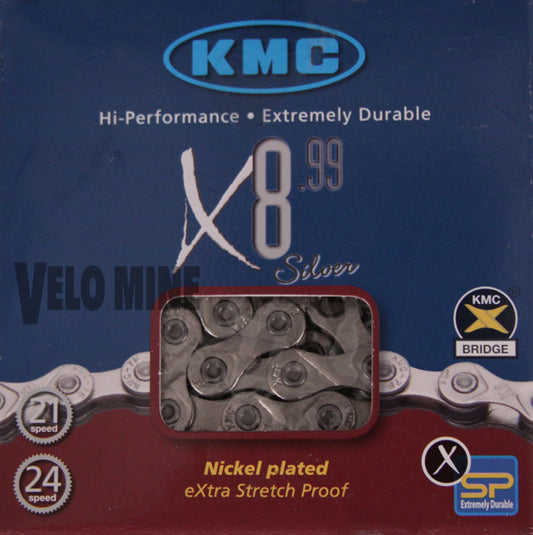 KMC X8.99 6 7 8 speed chain - Fits Campagnolo Synchro System