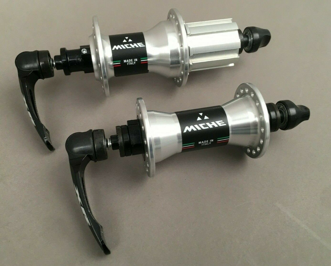 Miche Syntesi 32 Hole Road Bike Bike Hubs Fit Campagnolo Silver