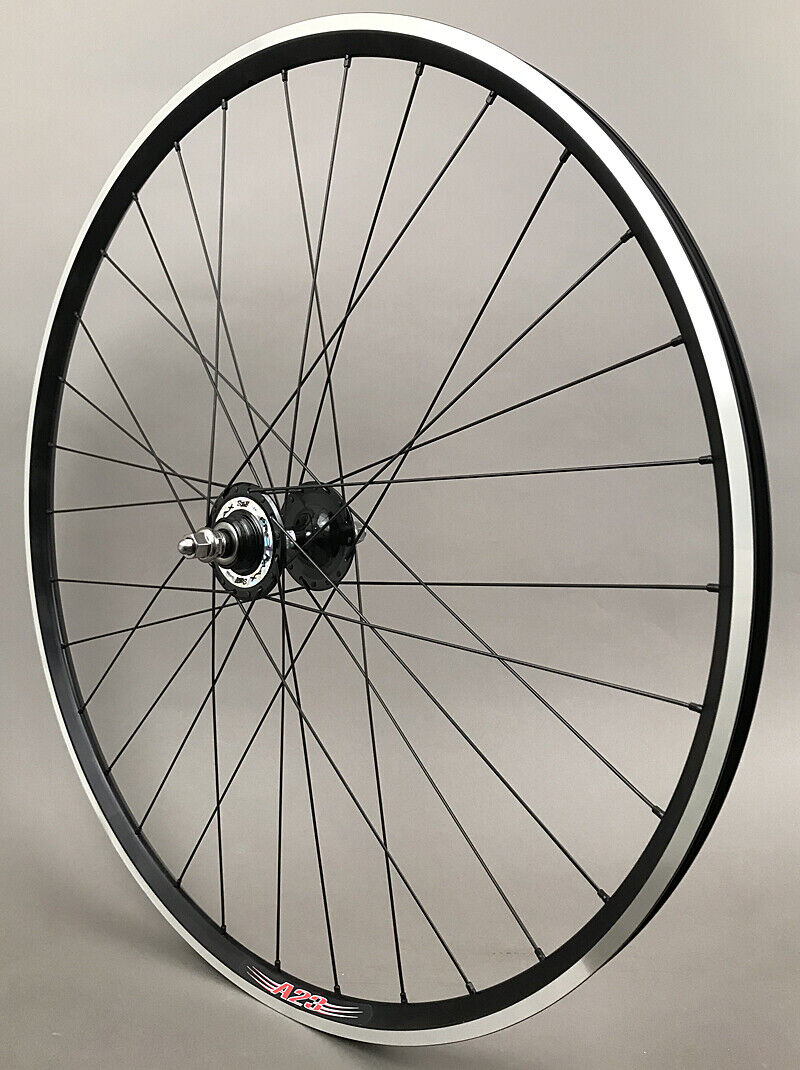 Velocity A23 Black Suzue Hubs Single Speed Track Fixed Gear Wheelset