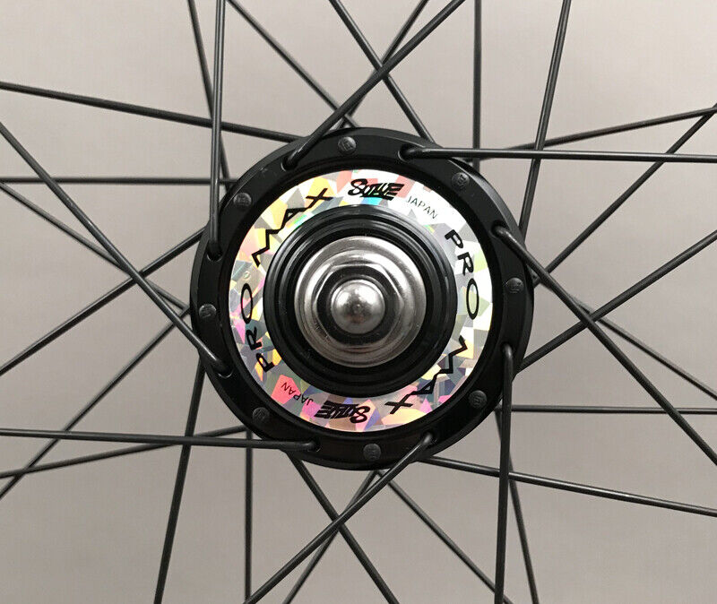 Velocity A23 Black Suzue Hubs Single Speed Track Fixed Gear Wheelset