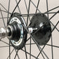Velocity A23 Black Suzue Hubs Single Speed Track Fixed Gear Wheelset