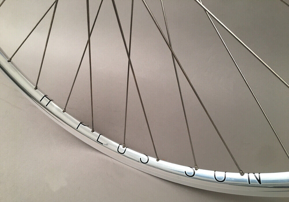 H + Plus Son Silver Archetype w/ 36h Suzue Track Hubs Wheelset