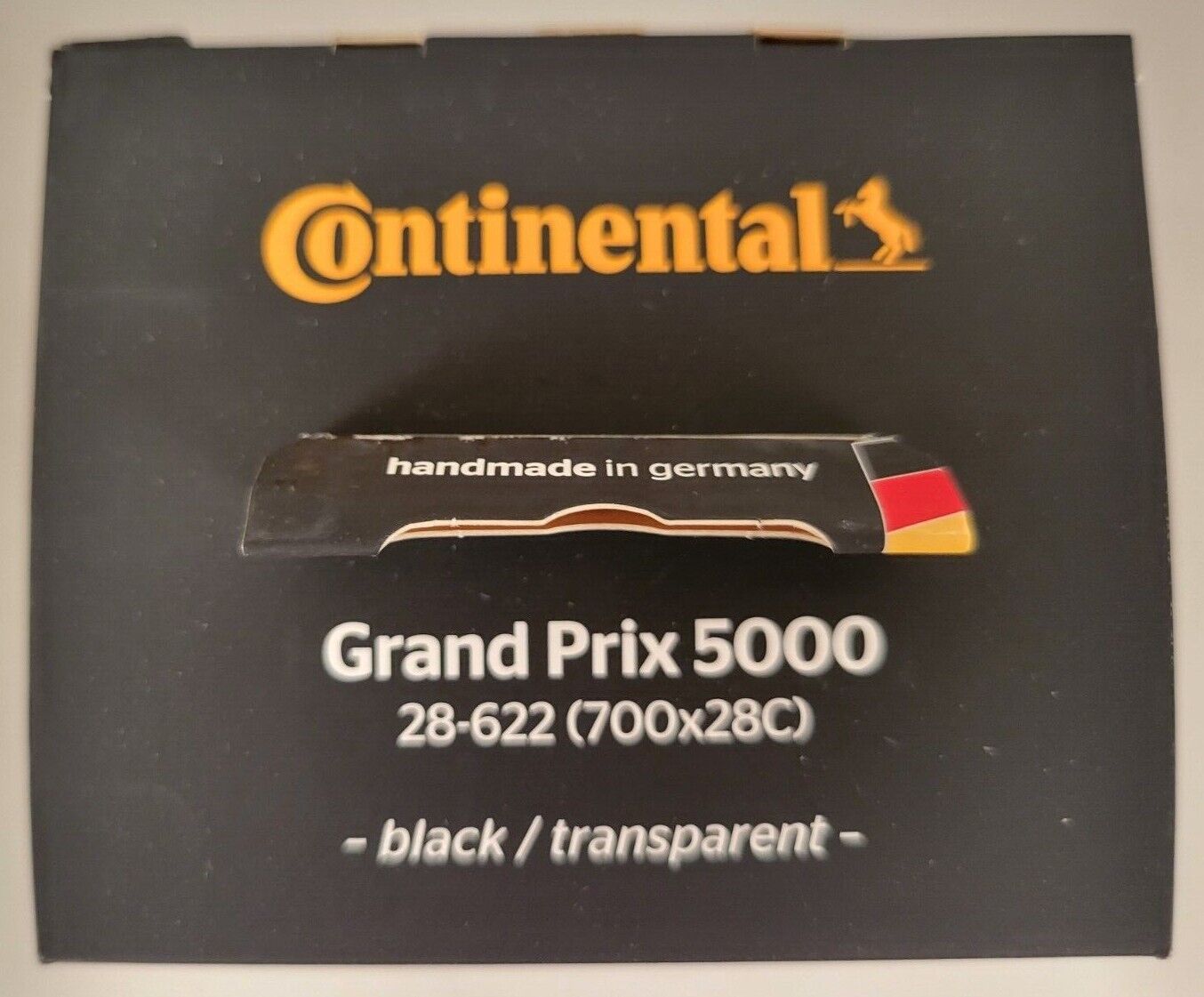 Continental 700x28 Grand Prix 5000 Tire Black/Transparent Road