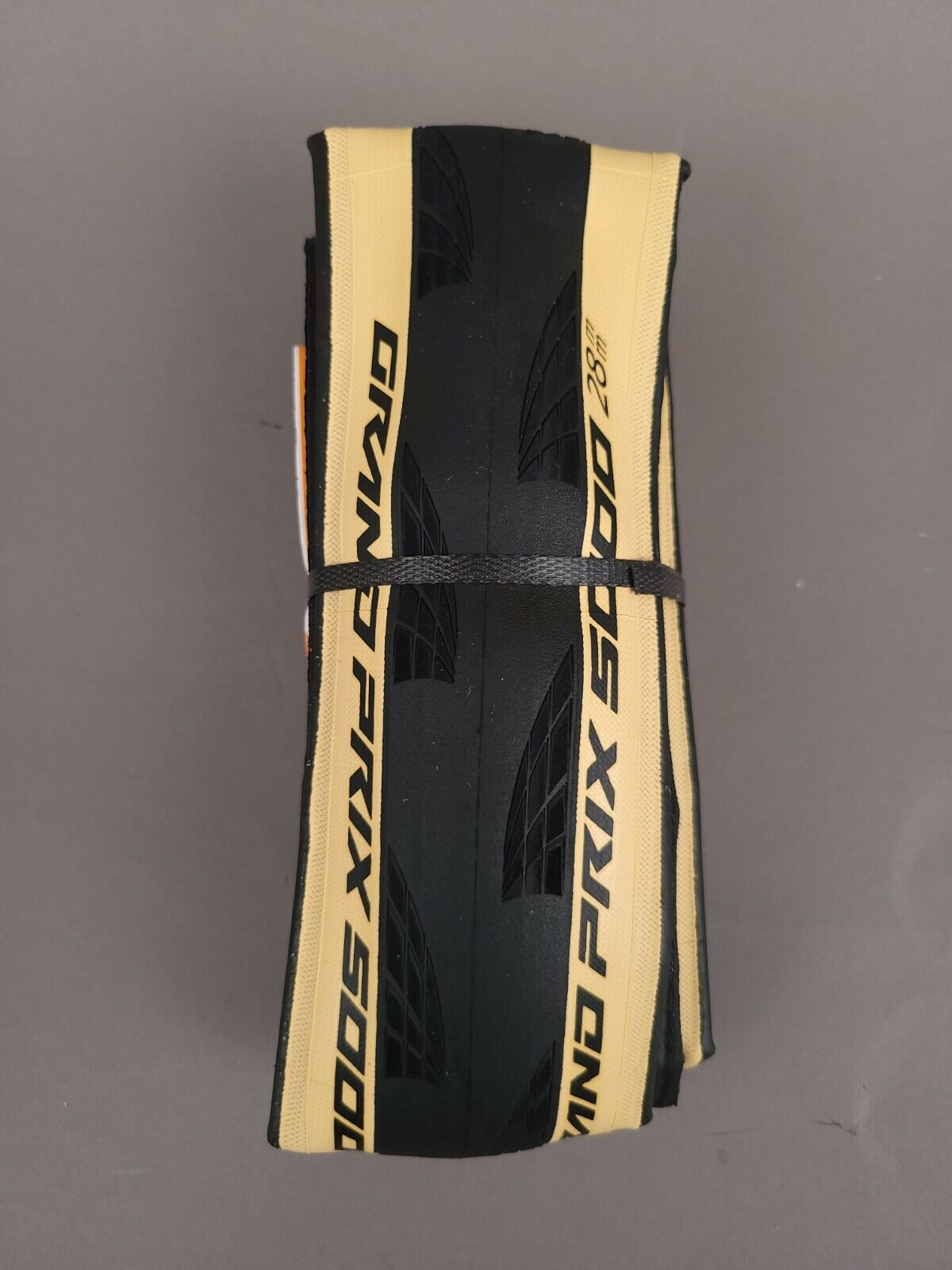 Continental Grand Prix 5000 Tire - 700 x 28, Clincher, Folding, Black/Cream, BlackChili, Vectran Breaker, LazerGrip, ACT