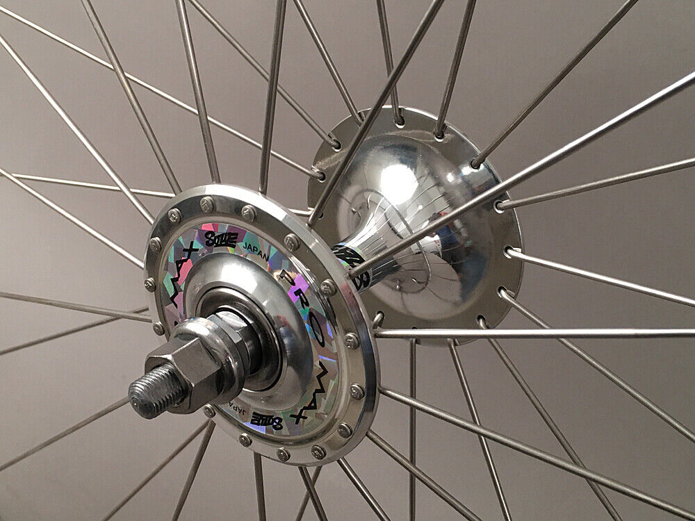 H + Plus Son Silver Archetype w/ 36h Suzue Track Hubs Wheelset