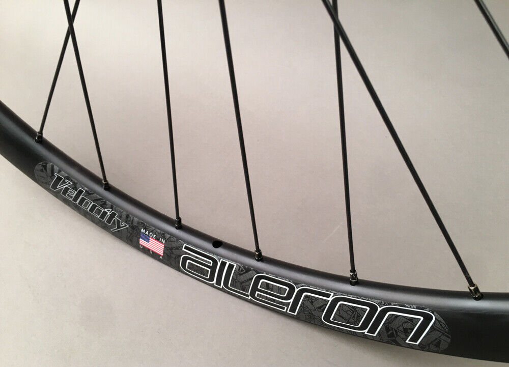 Velocity Aileron 700c GRavel Road Disc Wheelset 12x100 front