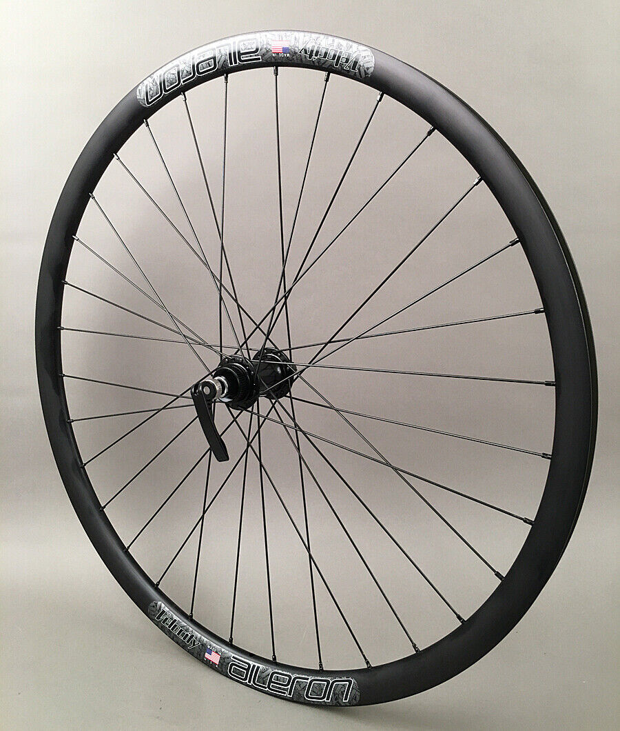 Velocity Aileron 700c GRavel Road Disc Wheelset 12x100 front