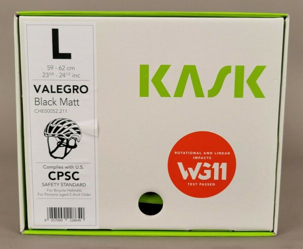 Kask Valegro Bicycle Helmet Minimum Weight Maximum Cooling Lg