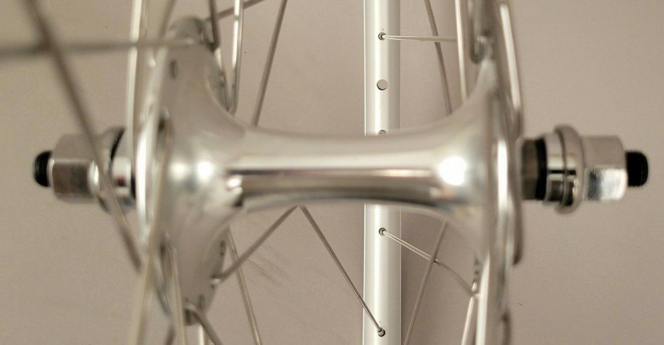 Alex AT470 Silver Fixed Gear Track Bike Wheelset 32h SingleSpeed