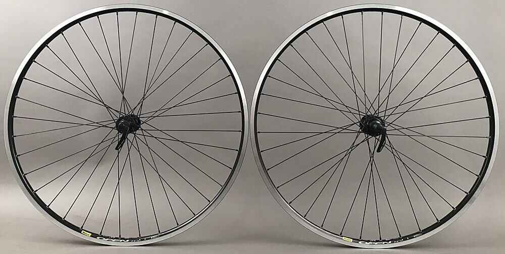 Mavic Open Pro Black Shimano Tiagra Hubs Road Bike Wheels 11 Spd