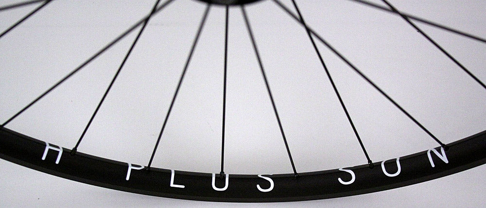 H Plus + Son Archetype Black Phil Wood Wheelset Radial Front 28h