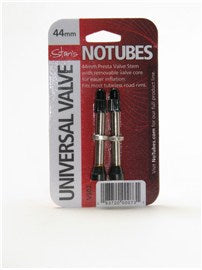 Stan's No Tubes Universal 44mm Tubeless Valve Pair brass