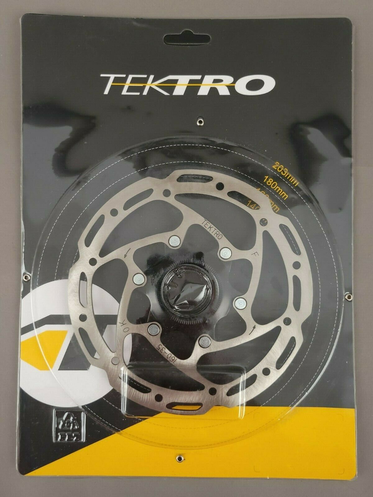 Tektro TR-35 Disc Brake Rotor - 160mm, Center-Lock, 1.8mm Thickness, S ...