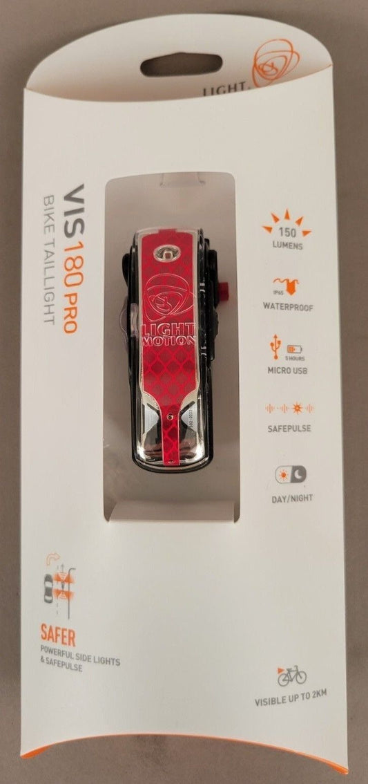 Light and Motion Vis 180 Pro Rechargeable Bicycle Taillight
