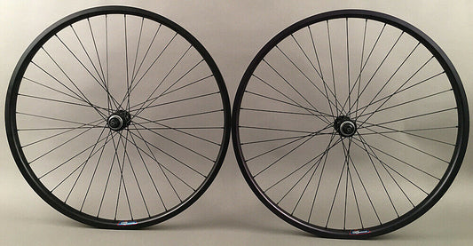 Heavy Duty Velocity Cliffhanger Black 26" Disc Brake Bike Wheels QR