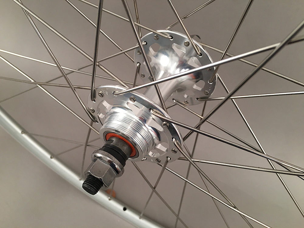 Alex Rims DA22 Silver Fixed Gear Track Bike Wheelset 32h Formula – Velo ...