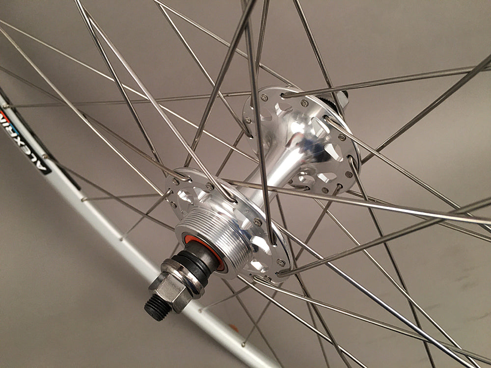 Alex Rims DA22 Silver Fixed Gear Track Bike Wheelset 32h Formula – Velo ...